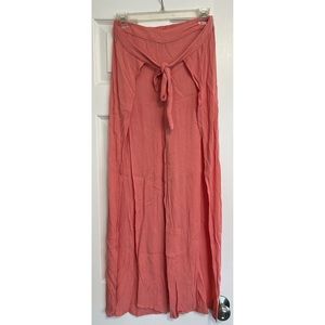 Forever 21 split-leg pants in peach